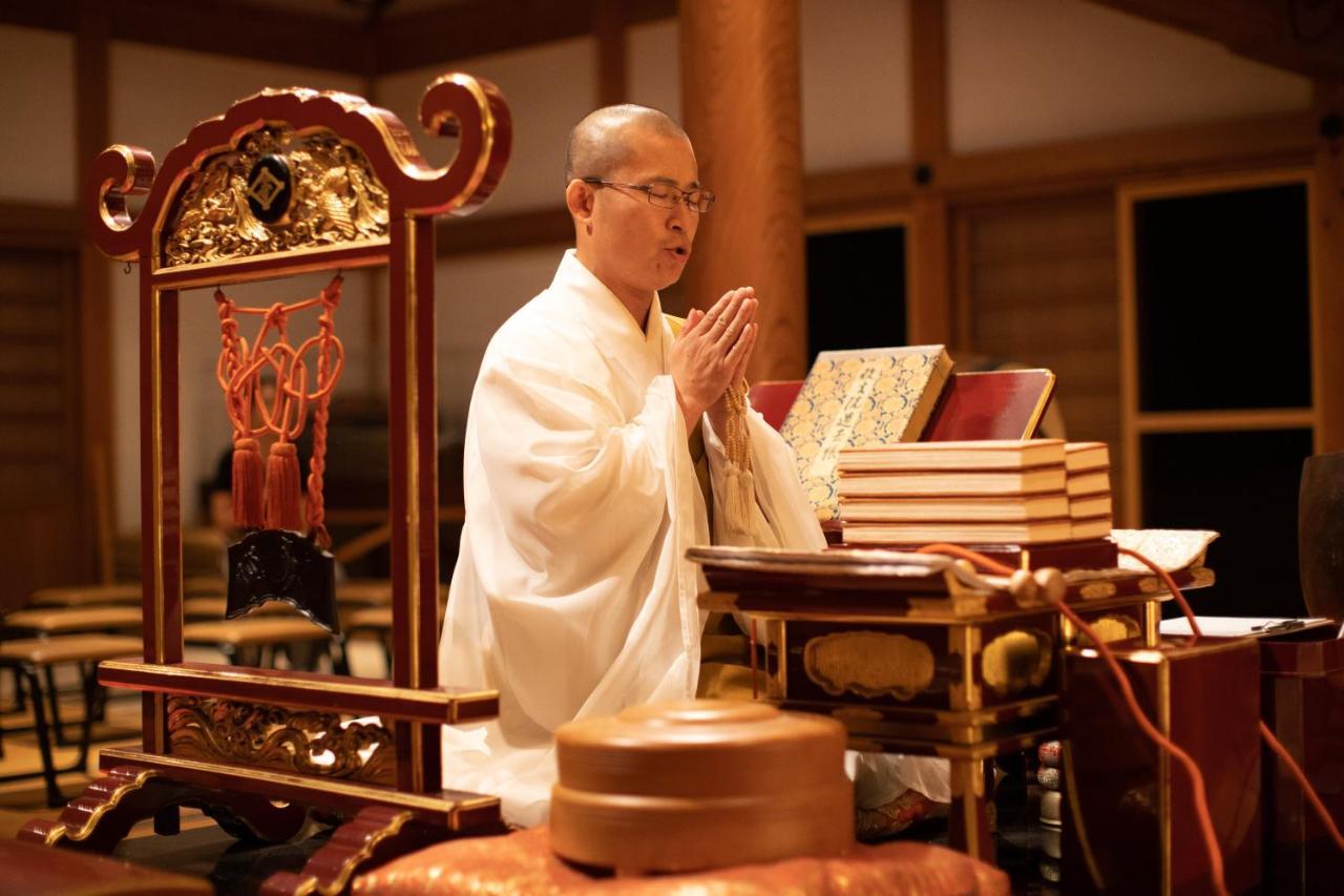 宿坊 端場坊｜Temple Hotel Habanobo Minobu Bagian luar foto